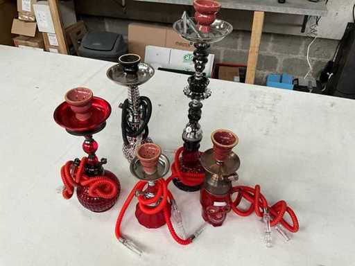 Verschiedene Wasserpfeifen (5x)