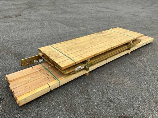 Partia impregnowanego drewna