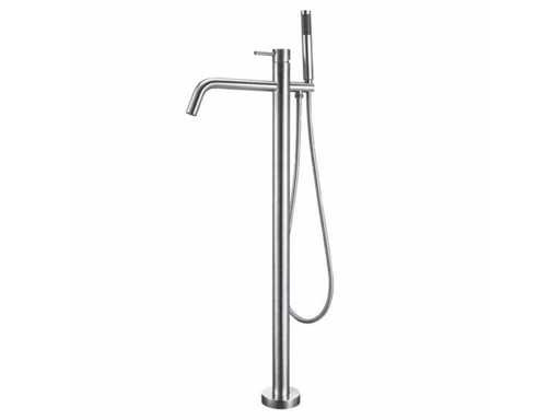 Qisani - Flow - Freestanding bath faucet - Stainless steel