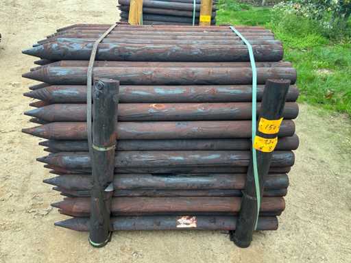 Pine impregnated milled post 8x120 Garden posts (150x)