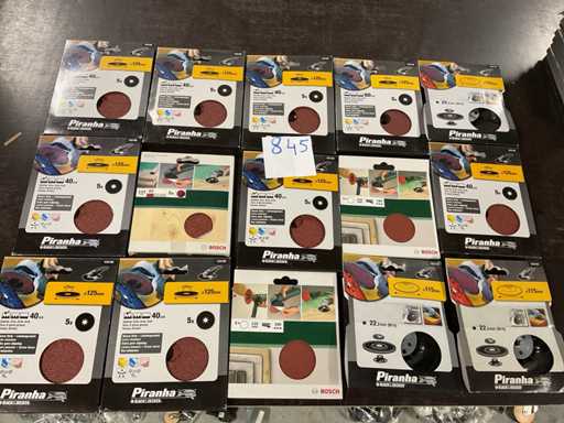 Charge von Schleifwerkzeugen