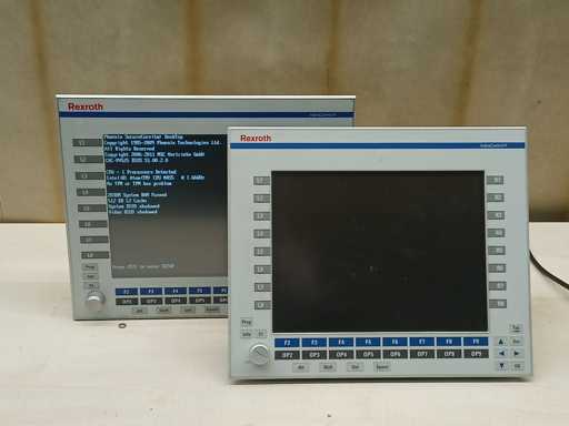 REXROTH (BOSCH REXROTH) INDRACONTROL VEP40.5 Bosch Rexroth VEP40.5 Industriële bedieningspanelen (2 stukken)