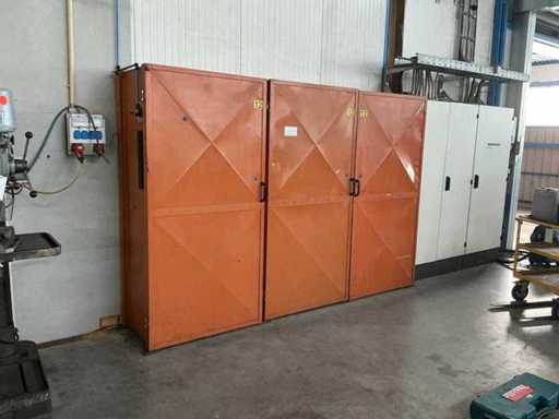 Scharnierende deurkast