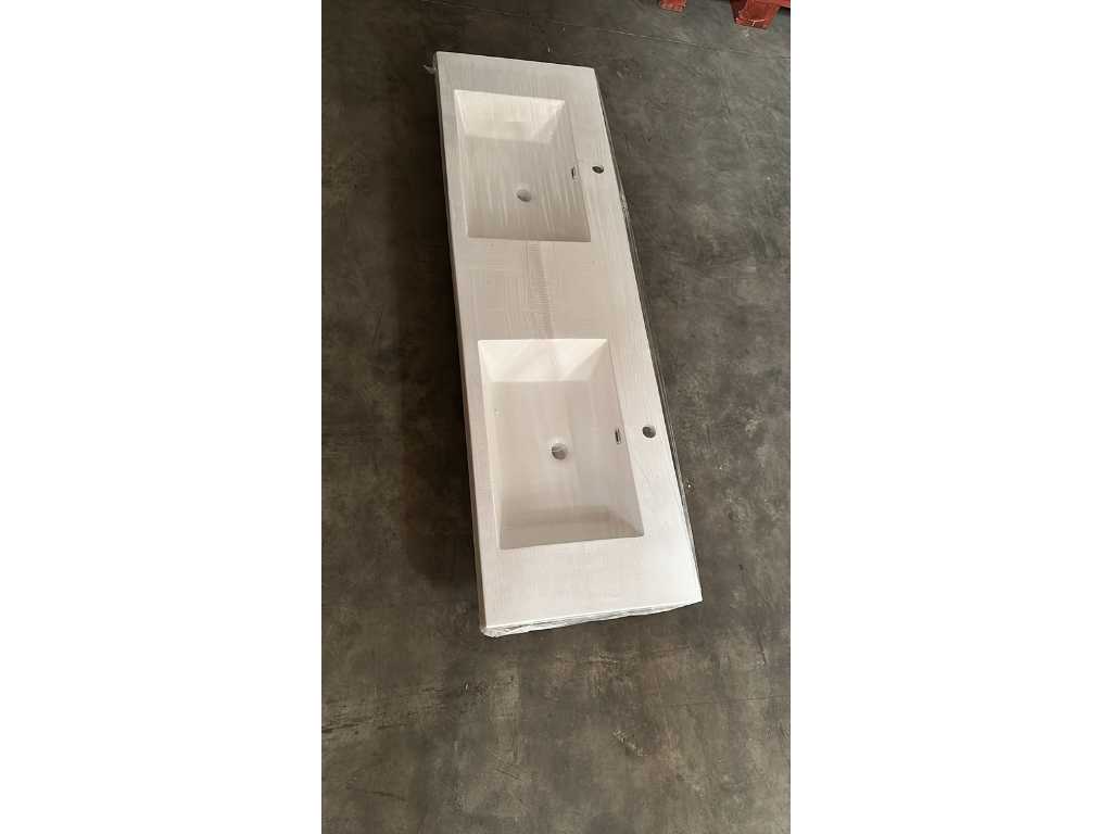 Washbasin 150 cm white 
