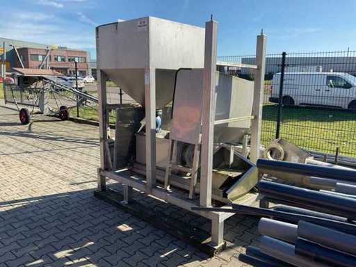 Wolters Hopper voor mestscheider, rvs