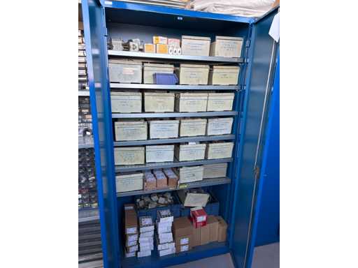 LISTA workshop cabinet with contents