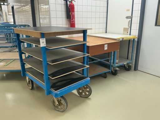 Chariot d’entrepôt (3x)