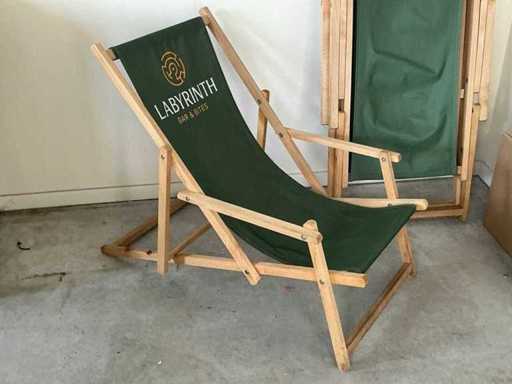 Opklapbare Tuin-/strandstoel (3x)