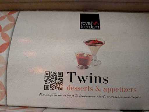 Leerdam - Set ice cube + bowl (96x)