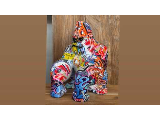 Gorilla Graffiti H34cm