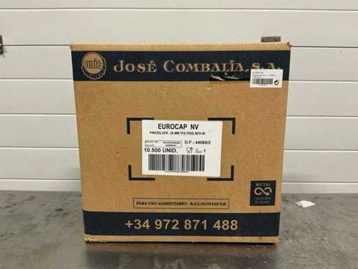 Capsules de bouteille magenta 26mm (10500x)