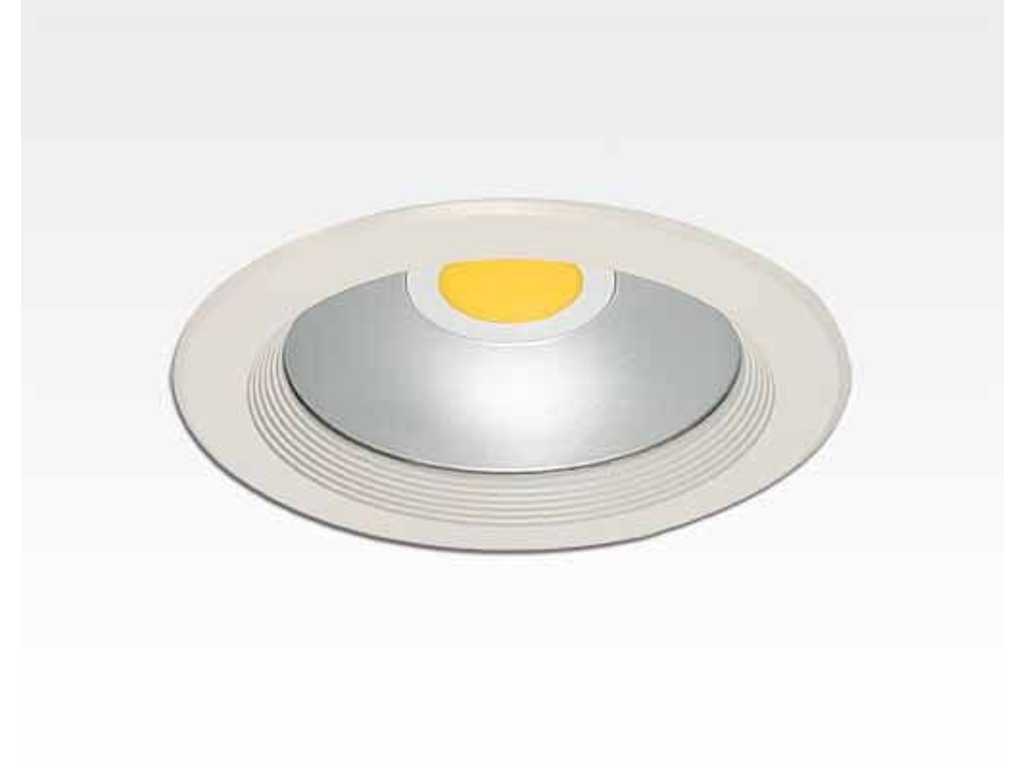 Package of 3 Pieces - 10W LED Recessed Downlight White Round Warm White/2700-3200K 650lm 230VAC IP40 120 Degree Lighting Wall Light Ceiling Light Interior Light Recessed Light Office Light Path Lighting Aisle Lighting