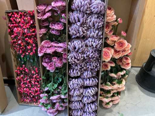 Silka Lot de fleurs artificielles