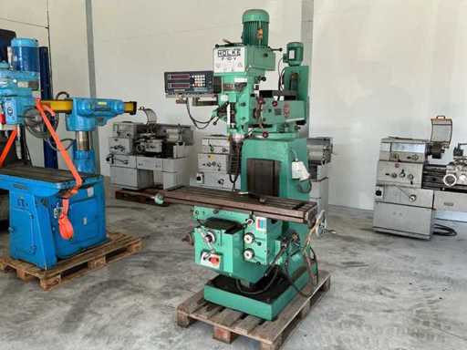 Mașini de frezat Holke F-10-V cu pat și coloană mobilă