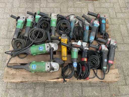 Die Walt-Metabo-Bosch-Hitachi Verschiedene Schleifmaschinen (15x)