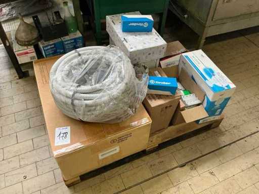 Stock of accessories, spare parts and warehouse stocks