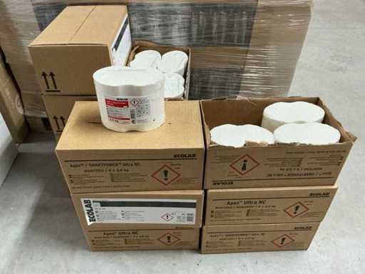 Partij Ecolab Apex Smartpower Ultra NC & Vaatwasmiddel Solid Clean M (55x)