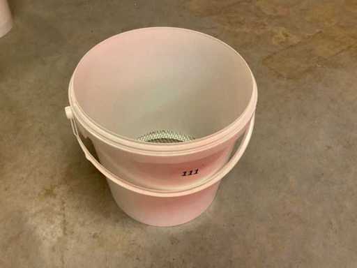 Secchio per setaccio in plastica (60x)