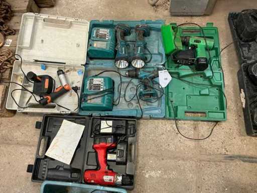 Divers outils sans fil (5x)