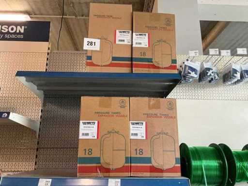 Watts 1,5Bar Diverse expensievaten (4x)