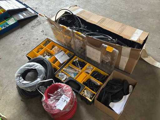 Partia materiałów do instalacji paneli słonecznych