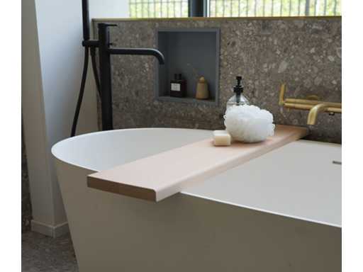 Gliss Design Tavola da bagno Olio Bianco Dritto 80 (35x)