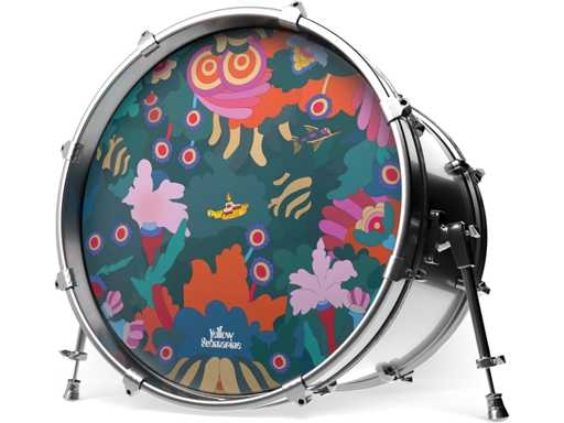 Evans Beatles Onderzee Bas Drum Head Geel 50,8 cm