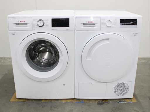 Bosch Series|6 i-Dos EcoSilence Drive Washing Machine & Bosch Series|4 Tumble Dryer