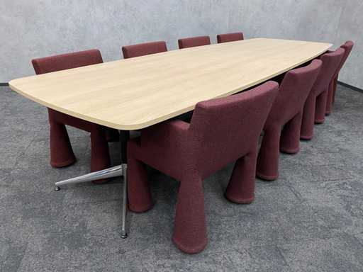 Moooi VIP - Design-Konferenzset für 8 Personen 370x120