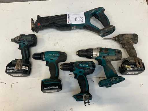 Makita Overig accugereedschap (6x)