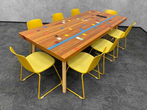 Enea Lottus/ Gym floor - ensemble de conférence design 220x100