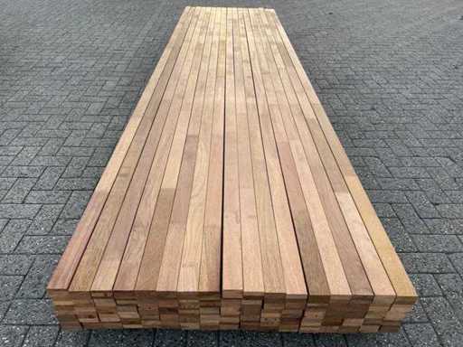 Guyana Teak Undergirders Finger-jointed Planed 3950x60x40mm (70x)