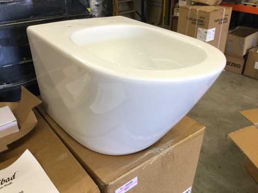 Sanibad - KM-180 - Toalet? suspendat? f?r? margine de sp?lare