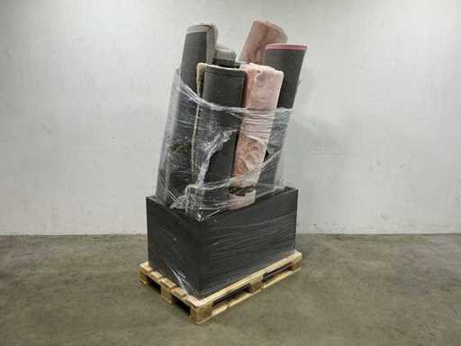 Vloerkleed divers met winkelmeubel (14x)