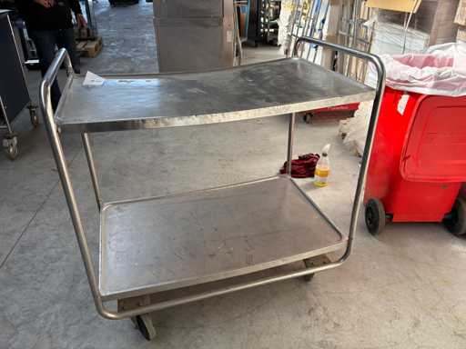 Tramway de service en acier inoxydable