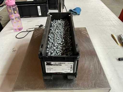 Würth 13.35kg AHU screw M6,0x20 in stackable container