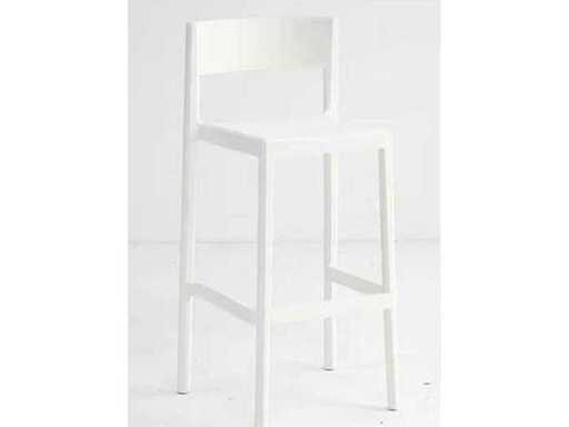 Set seggiolone in plastica bianca (50x)