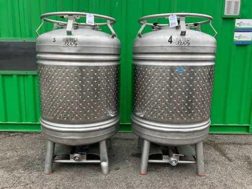 Eurolux Serbatoio per birra 1000 litri (2x)