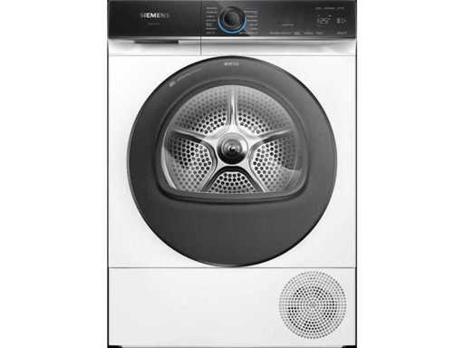 Siemens iQ700 WQ35B2B30, Vrijstaand, Voorlader, Warmtepomp, Wit, Draaiknop, Rechts
