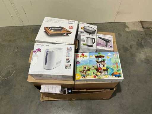 Palette Marchandises de retour