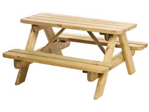 Picknicktisch für Kinder – 90x100x49 cm
