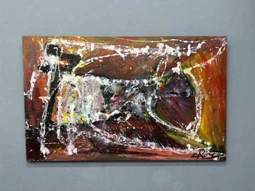 Pittura - Mucche in tutte le direzioni - Erik Kouw