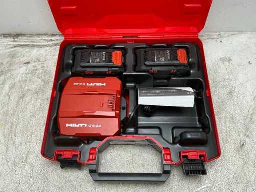2024 Hilti Battery Pack 4x12.0Ah/22V battery 2x charger Battery pack 2x12.0Ah/22V battery 1x charger Hilti