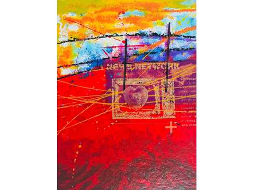 Piotr Konkl - sunshine in your heart - colour screen printing