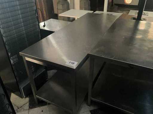 Stainless steel work table