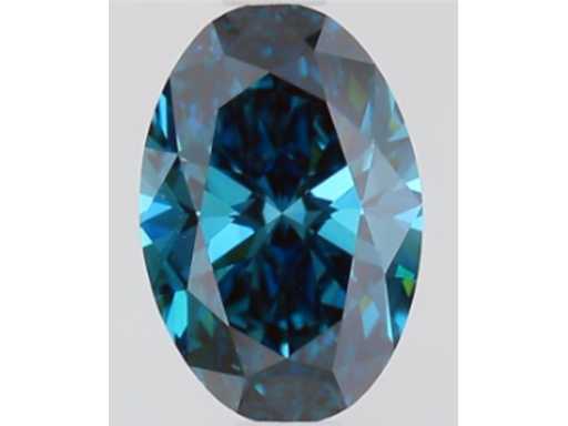 Diamant cu tăietură ovală, certificat 1,03 carate