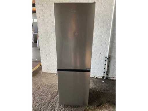 Hisense RB3N300NECA Freistehender Kühlschrank-Gefrierschrank 187 cm Edelstahl-Look – 304 l, NoFrost
