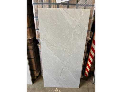 Marmorfarbene graue Fliesen 60x120 48,96 m²