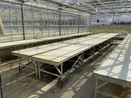 Tavolo di coltivazione in alluminio Wevab 14 metri (4x)