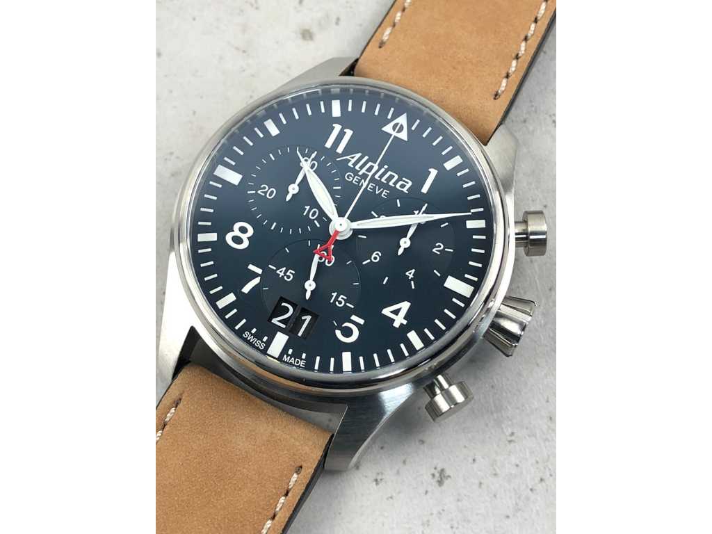 Alpina Startimer Pilot Big Date Chronograph AL-372N4S6 Men's Watch